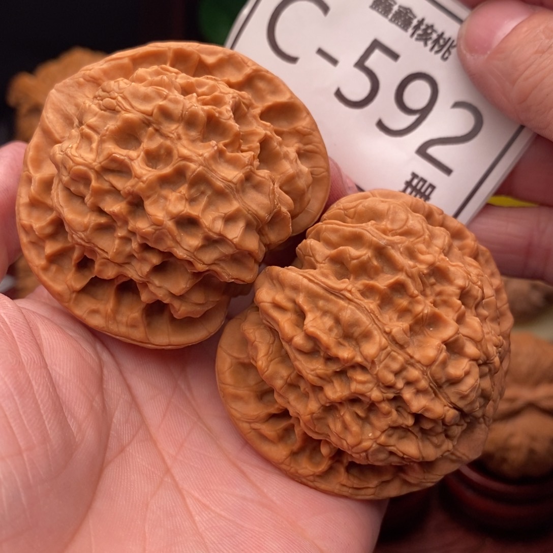 文玩核桃把件官帽51