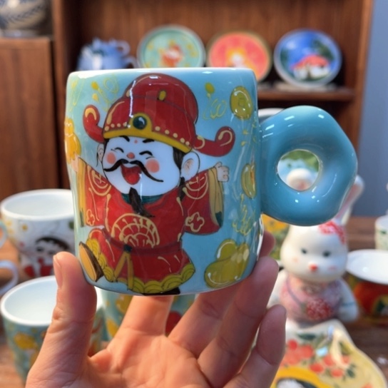 瓦当景德镇手绘陶瓷