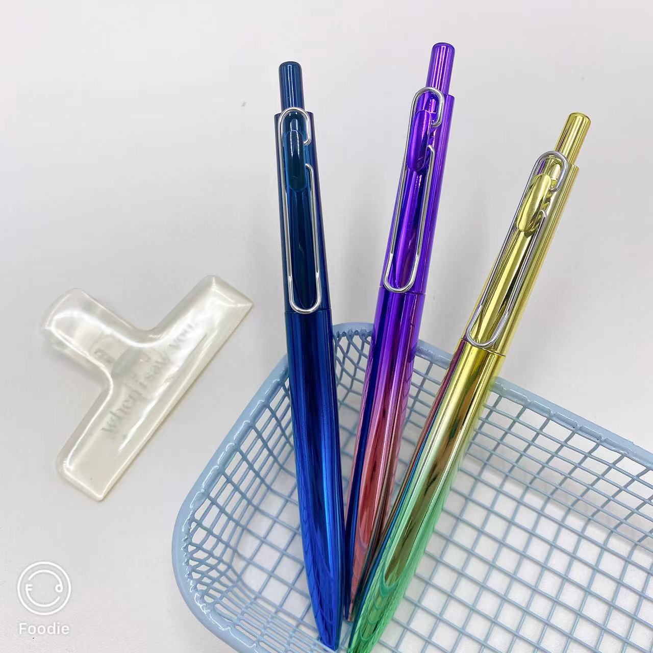 【限定福利/3支】K05德尔施/DERS极光之夜低重心按动中性笔-黑墨