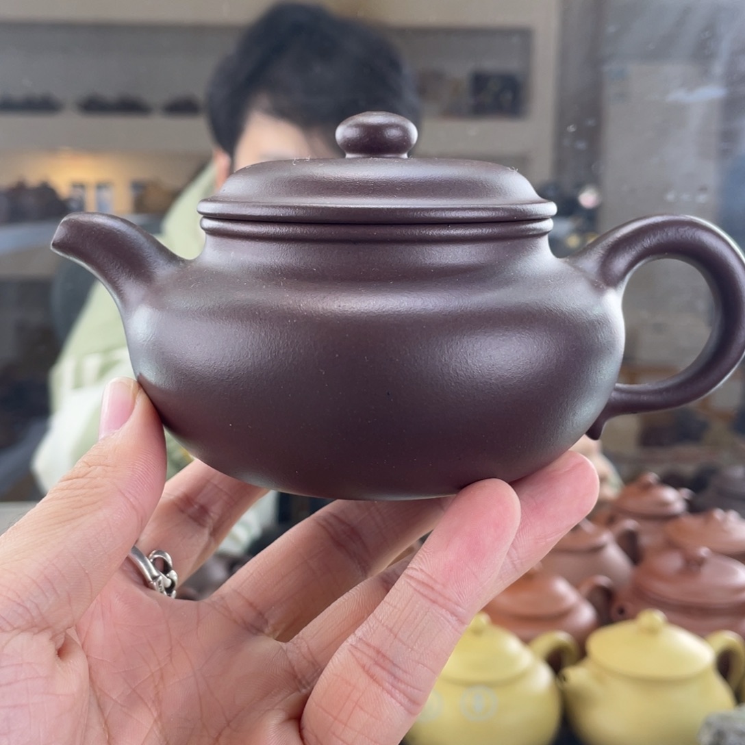 茶壶紫砂260cc老紫泥此处