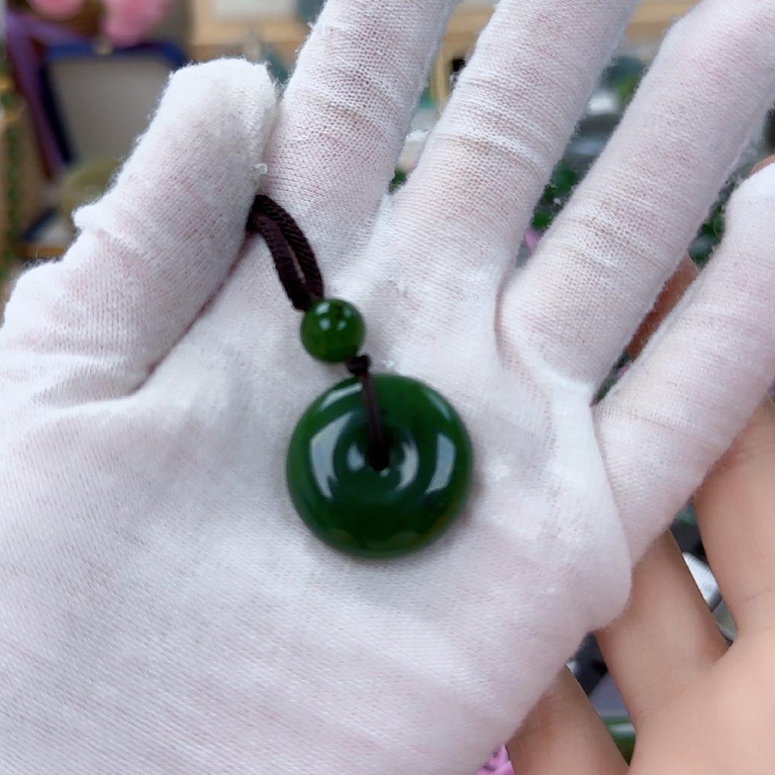 和田玉（碧玉）挂坠未镶嵌