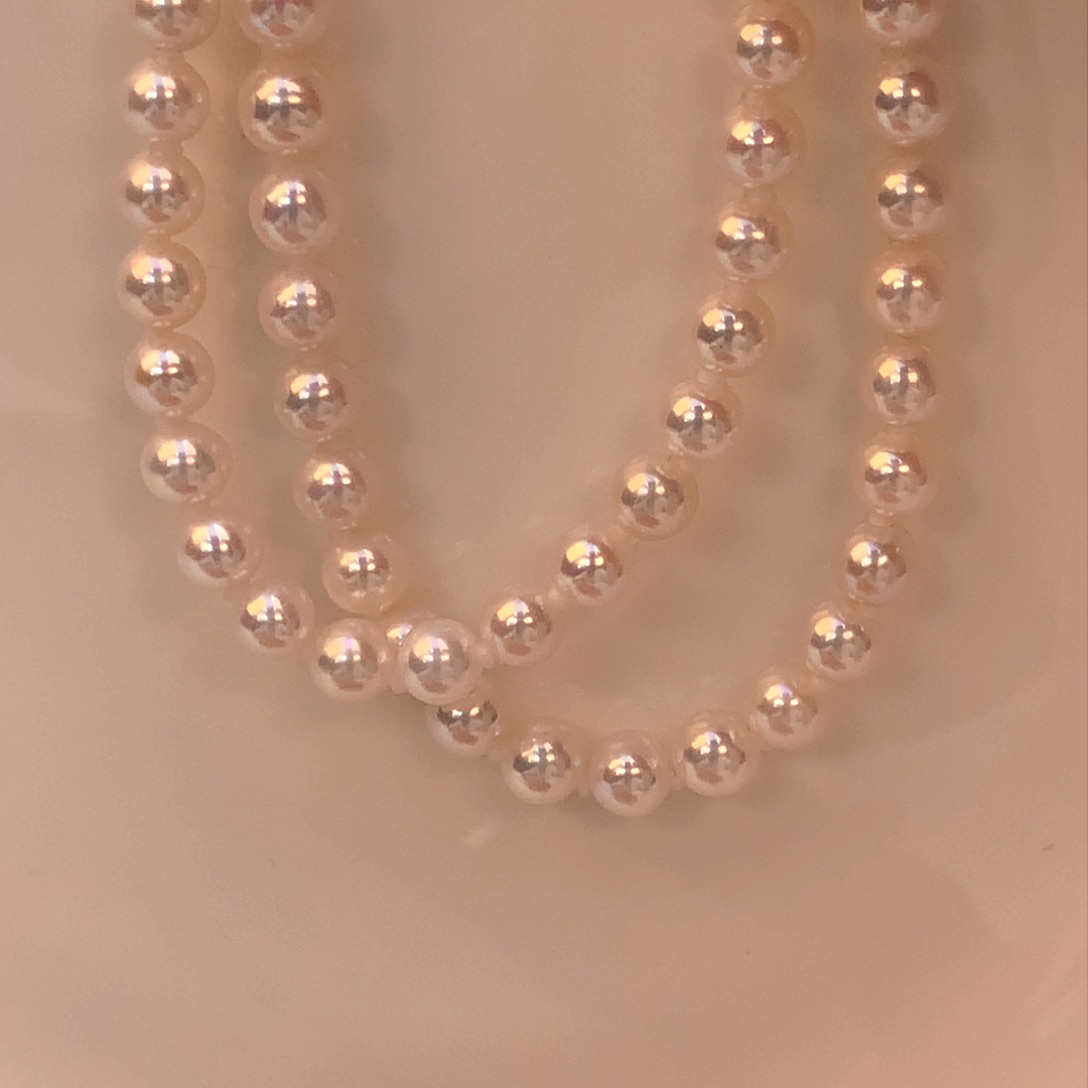 淡水珍珠颈饰银S925镶嵌