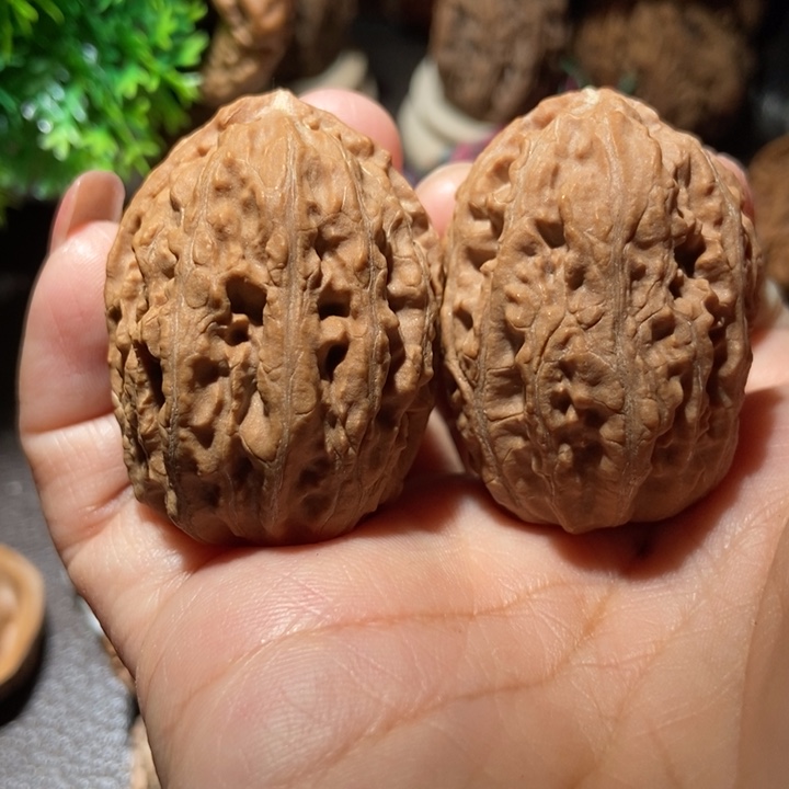 把件文玩核桃东北楸子小雪254