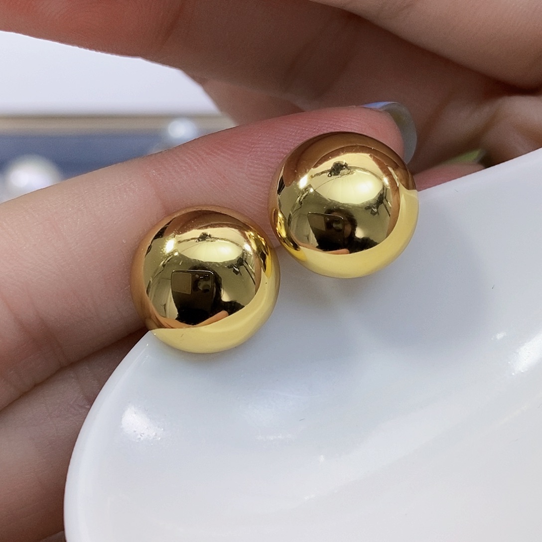 淡水珍珠特价不退不换银耳饰14-14.5m m银S925镶嵌