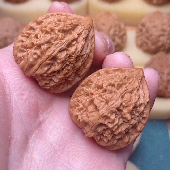 把件文玩核桃34纯野生无名