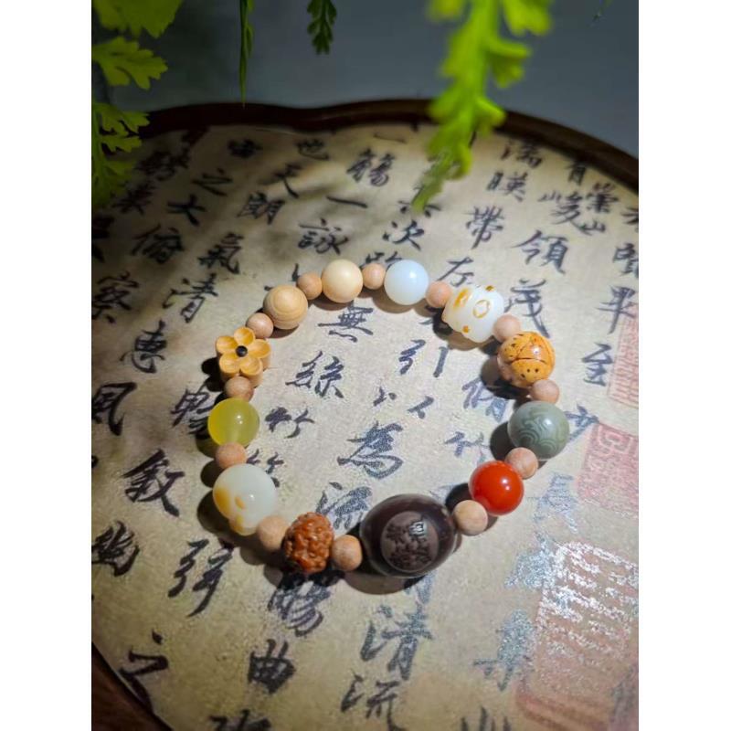 菩提 多宝小猫咪 单圈手串（无礼盒）987