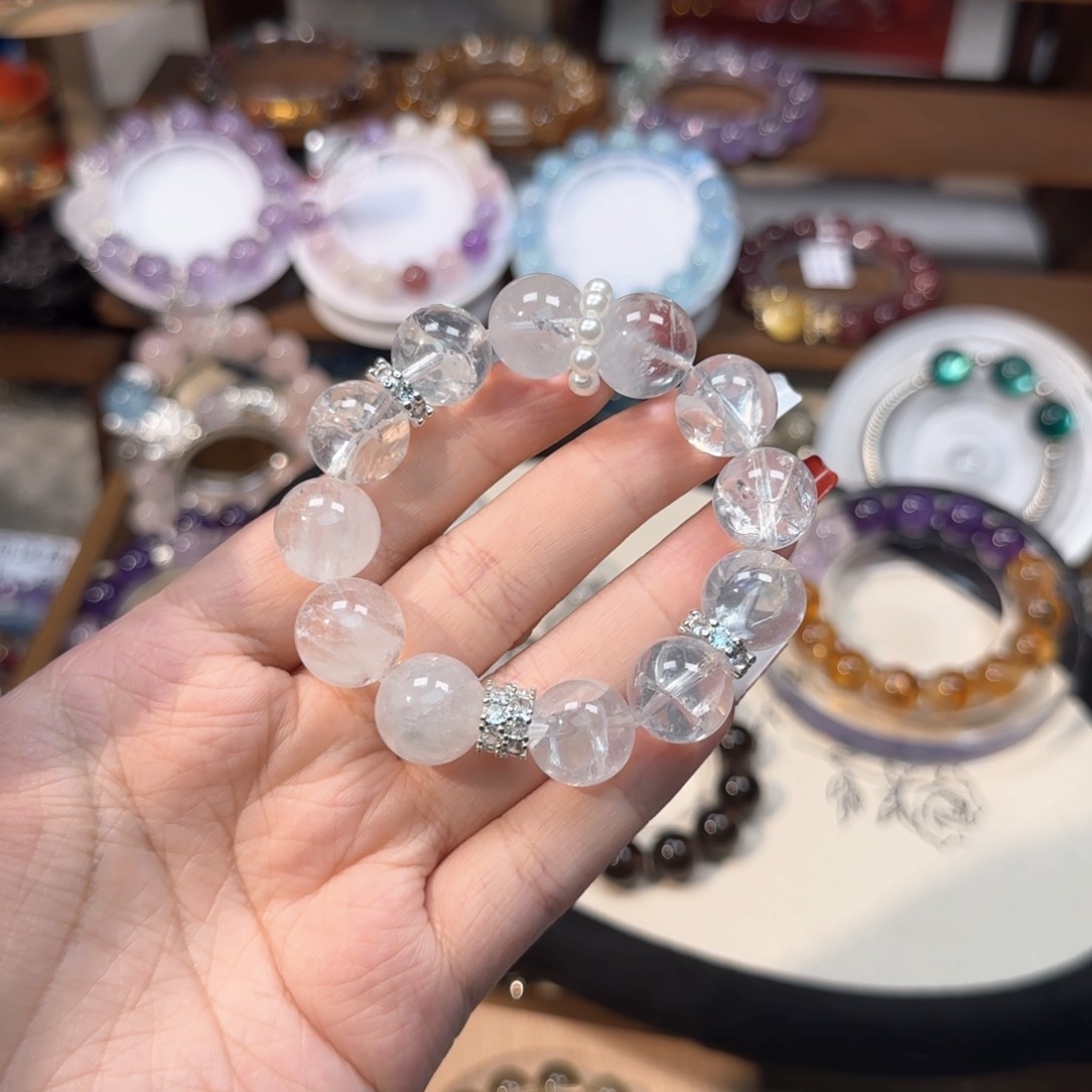 水晶手链未镶嵌拍2发1