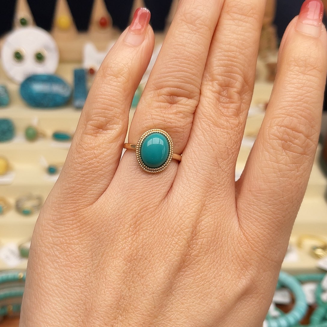 琥珀戒指合金女戒