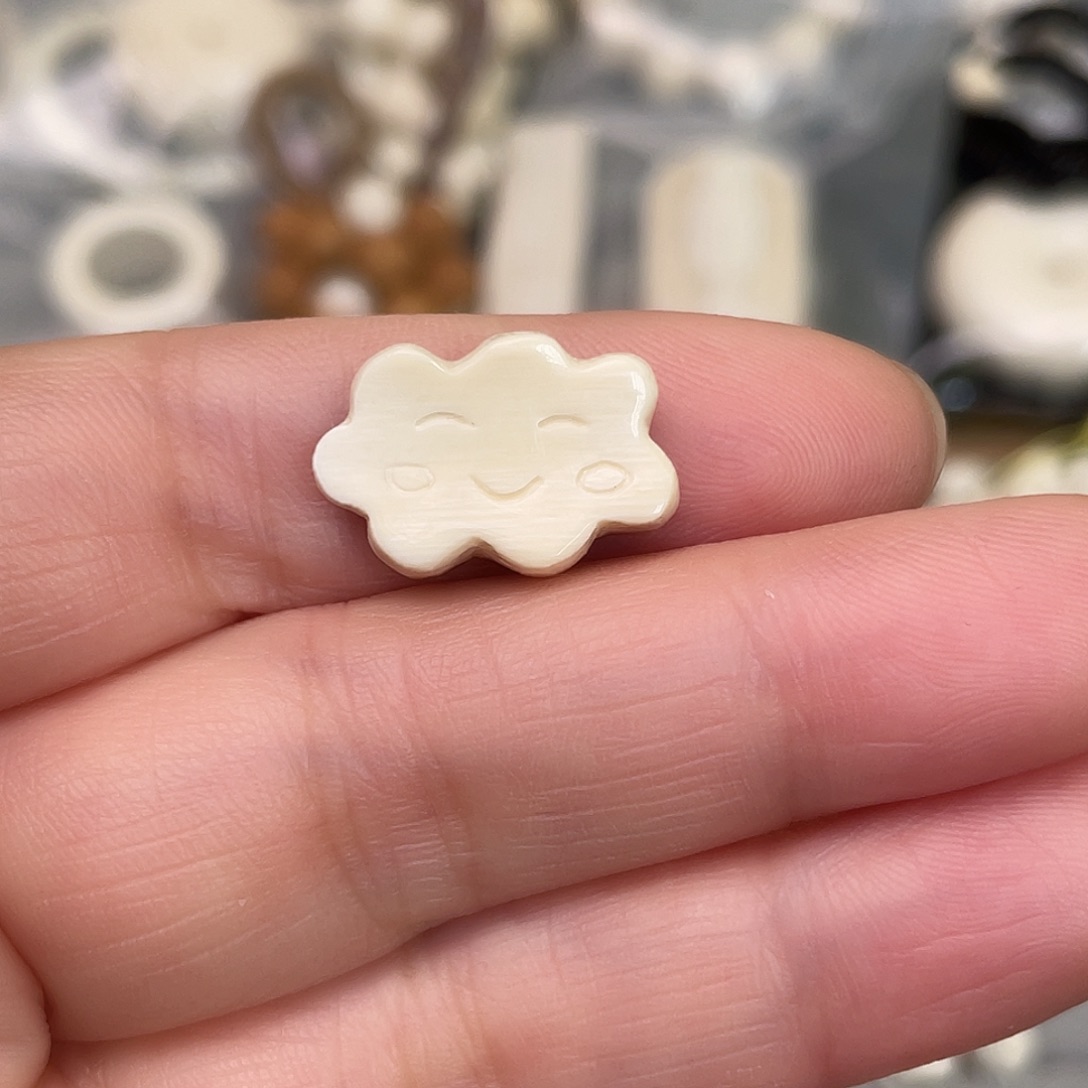 猛犸象牙手串/手链/手镯云朵侧挂