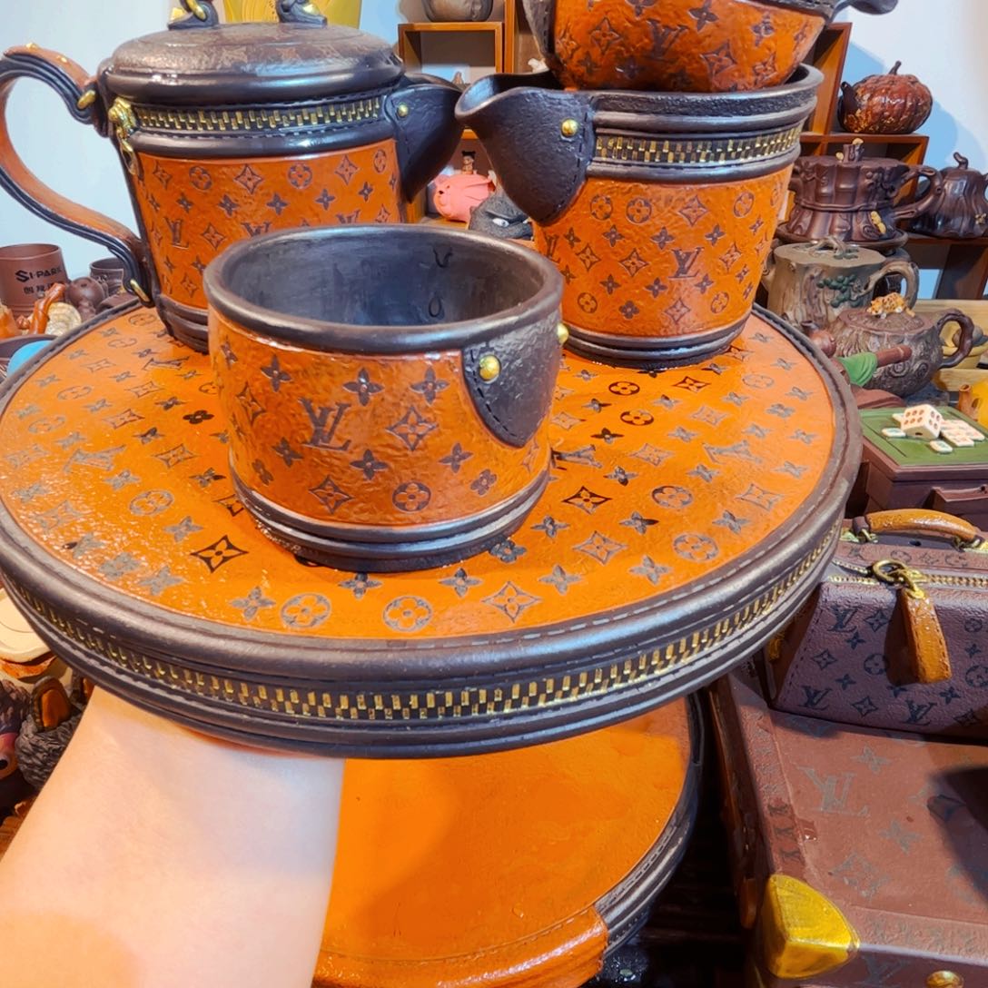 M***e紫砂茶叶盒纯手工制作过程就是