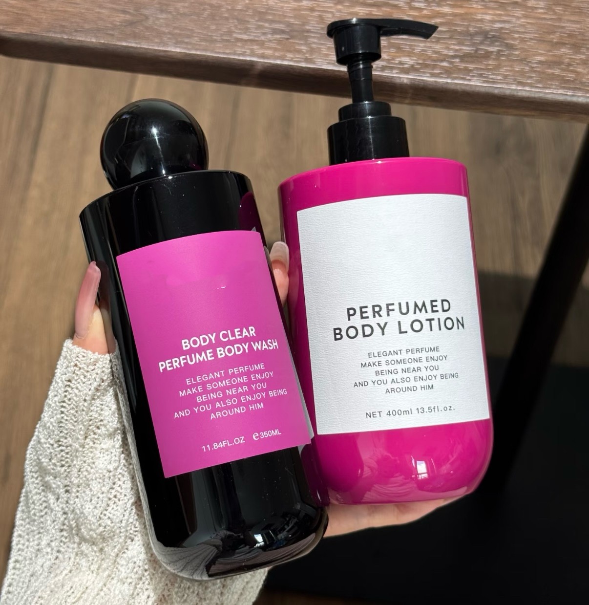 琥珀乌木香氛沐浴露350ml