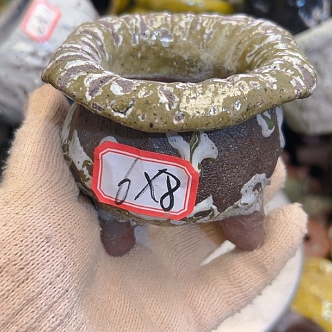 粗陶花盆手工花盆制作