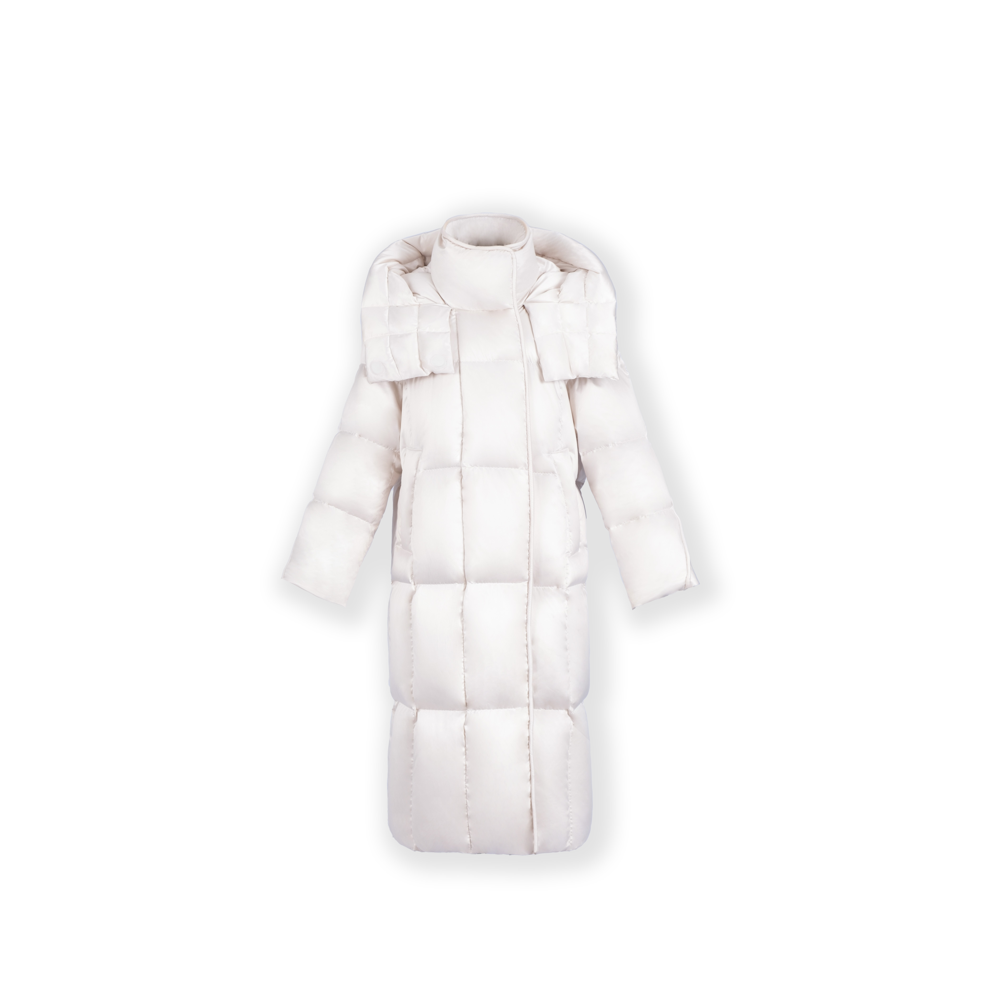 【BeWomen】95白鹅绒保暖舒适百搭宽松羽绒服7899