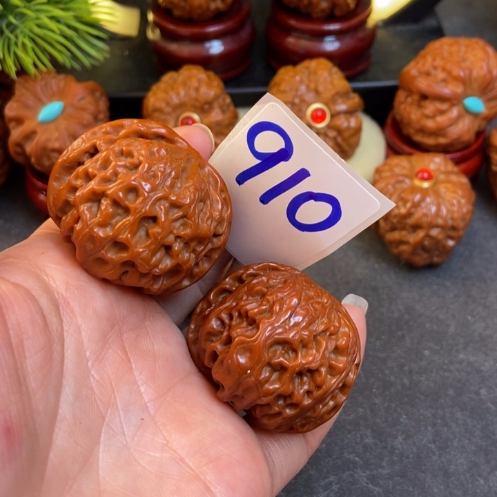 文玩核桃把件38苹果910