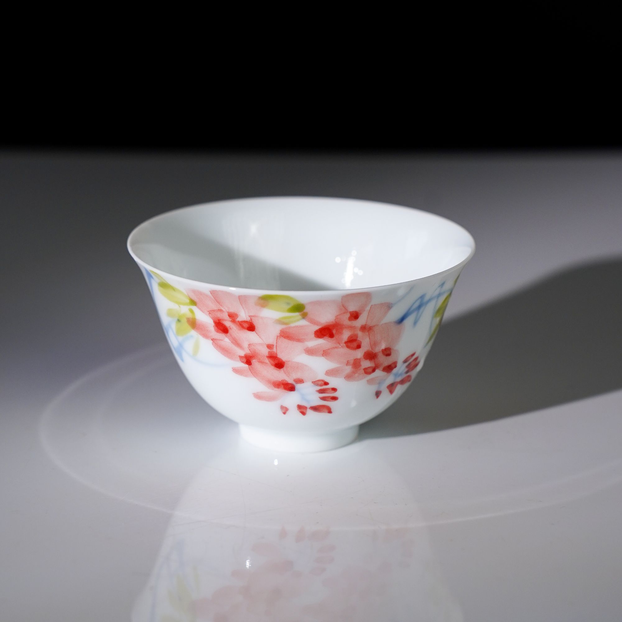 正春堂紫藤花薄胎杯