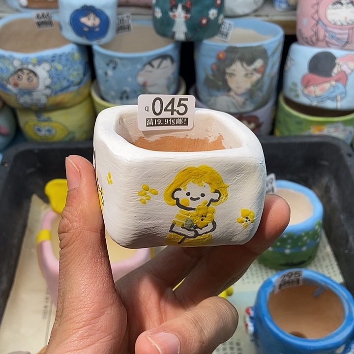 红陶45 2.22 手工盆接图定制