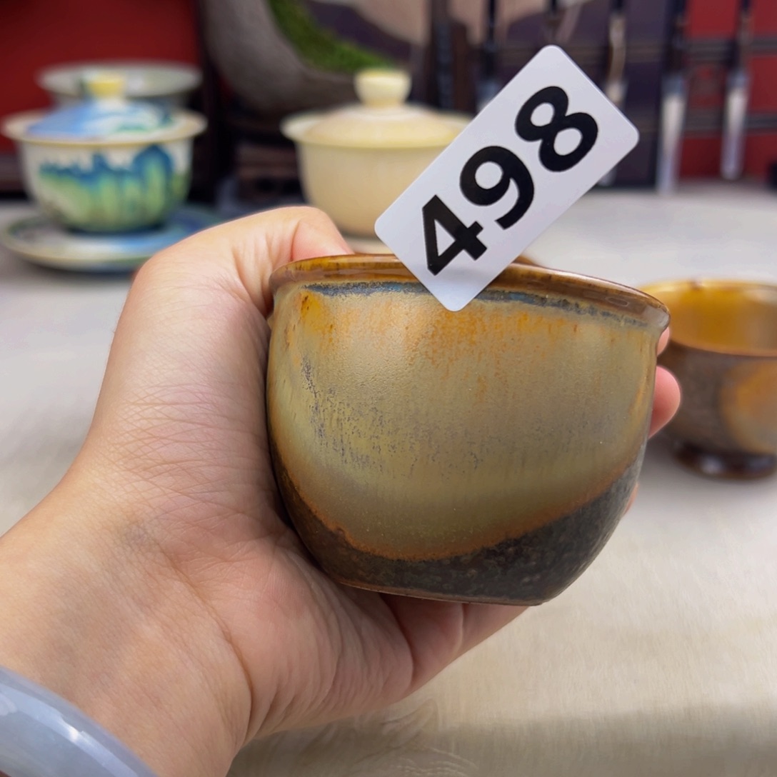 杯纯手工柴烧主人杯