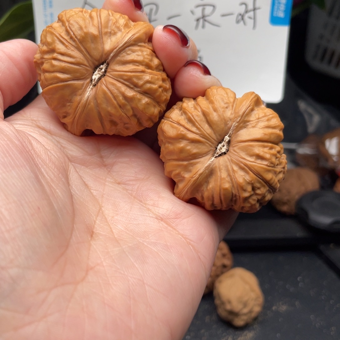 文玩核桃把件南瓜墩