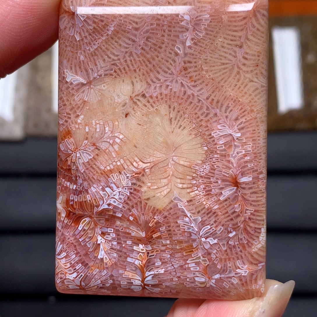 快***源硅化玉未镶嵌吊坠无事牌手排平安扣