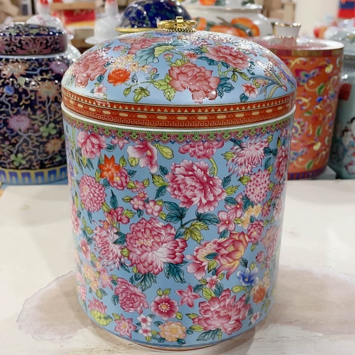 【闪购商品】罐陶瓷茶叶罐密封罐