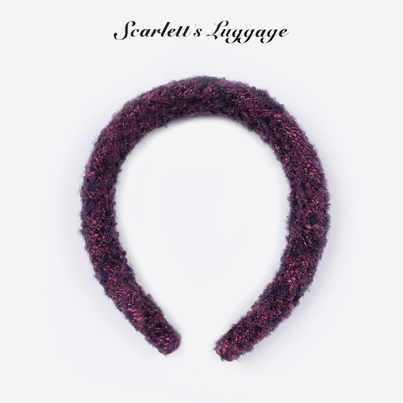 斯嘉丽的行李/SCARLETT 温莎发箍 波尔多紫FG0004