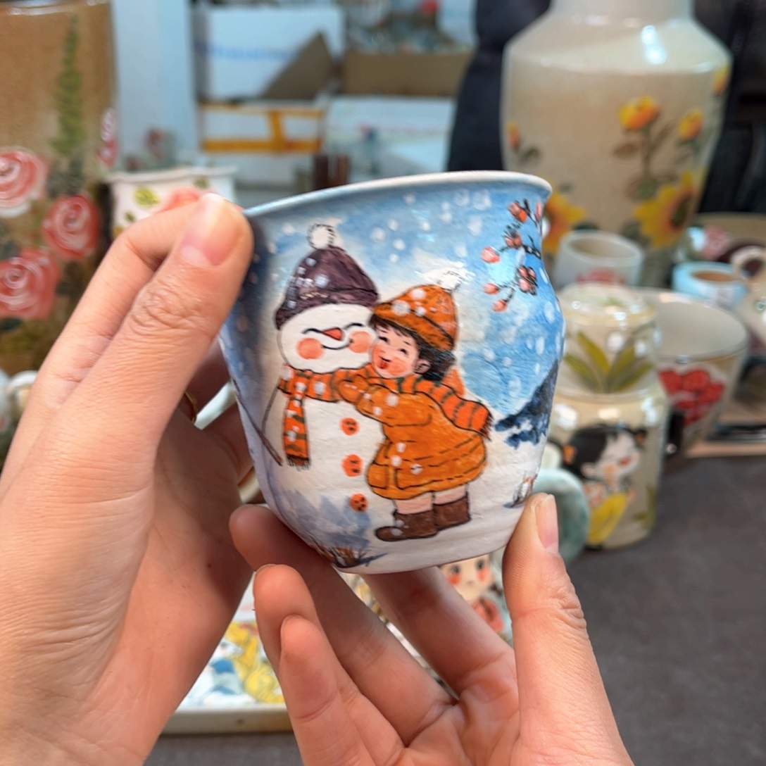 景德镇陶瓷手工杯