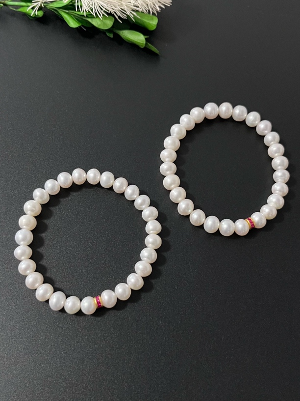 西亚珠宝OY9-淡水无核珍珠手串7mm+多样性发其一