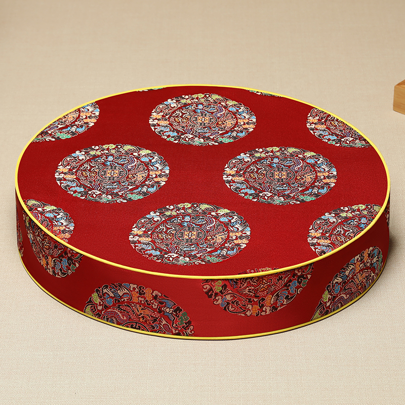 茶桌圆形坐垫中式蒲团打坐垫鼓凳圆凳垫子静坐禅修飘窗垫子跪拜垫