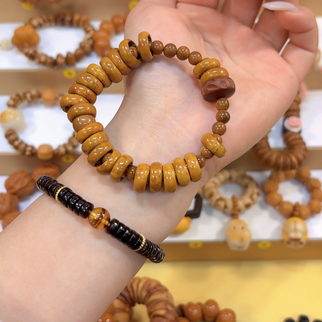 星月菩提手串甜甜圈素圈