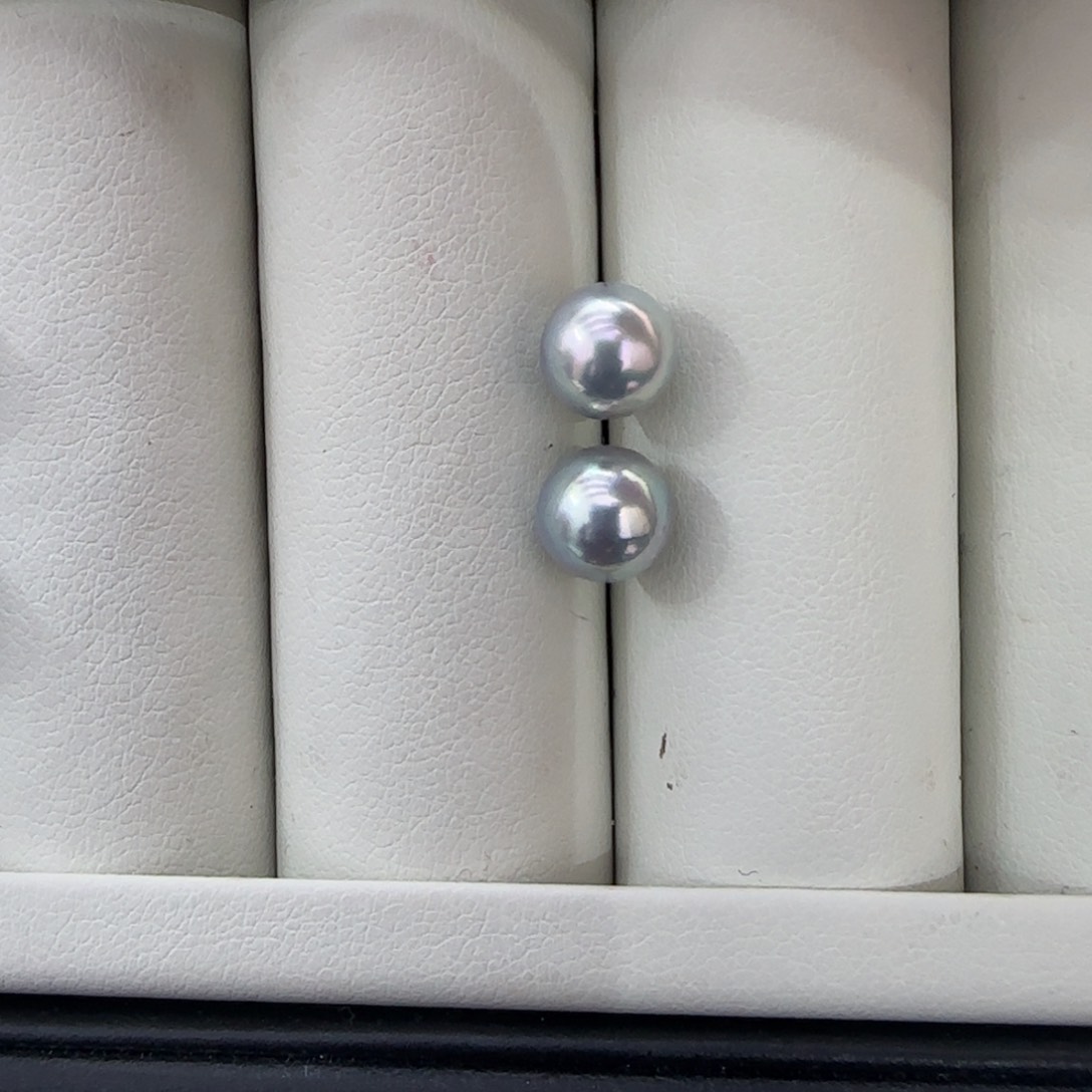 未镶嵌海水珍珠耳钉