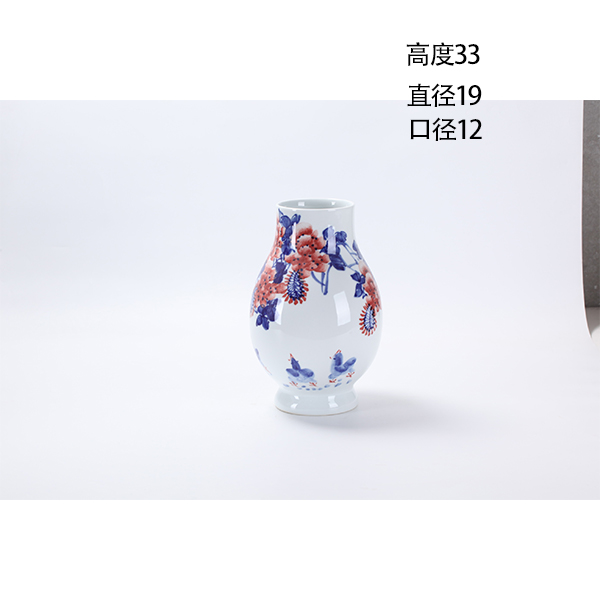 景德镇紫气东来福筒樽瓶