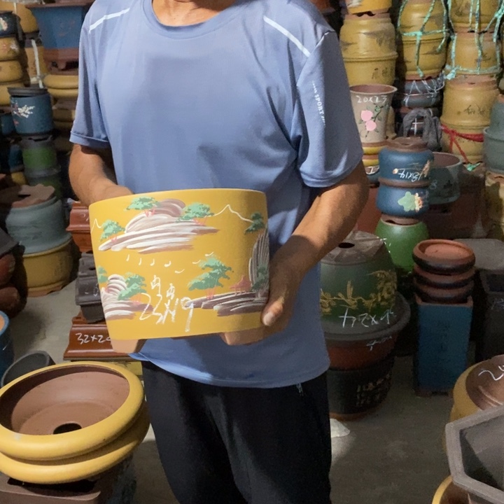 紫砂花盆紫砂花盆