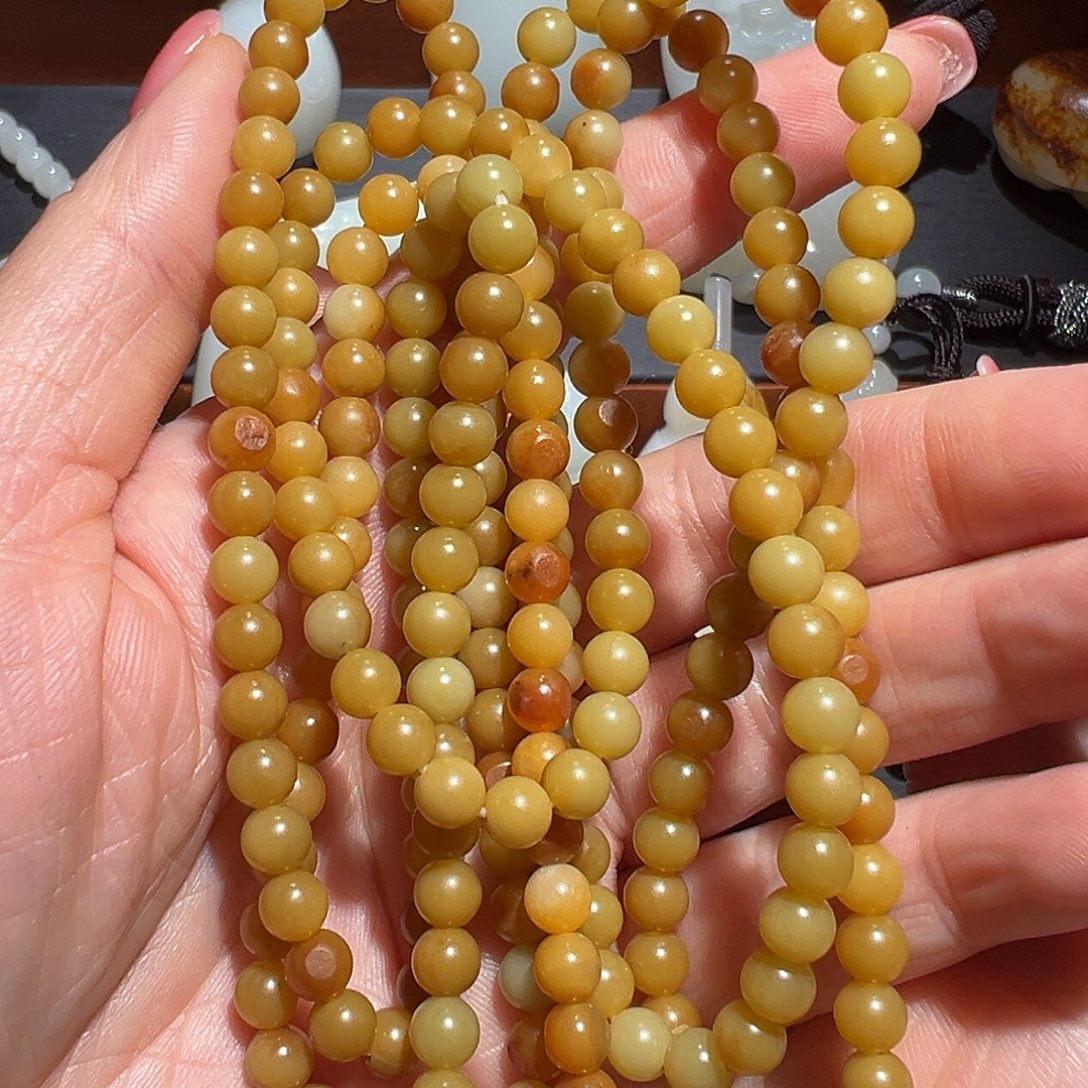 用***9和田玉未镶嵌颈饰