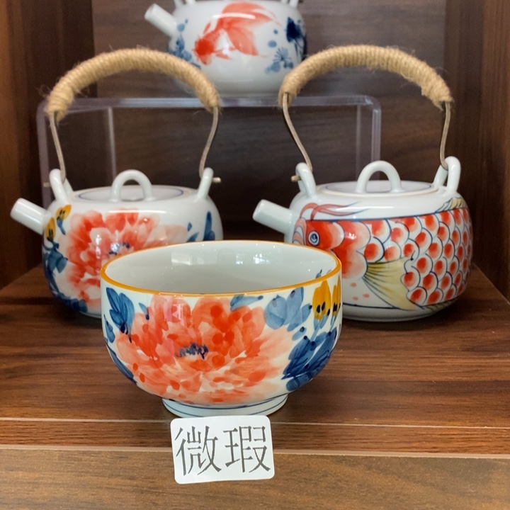 釉下老陶泥手工绘制