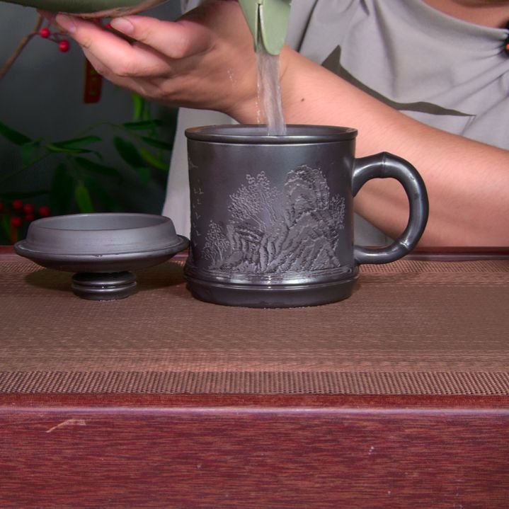 茶杯紫砂高货放漏