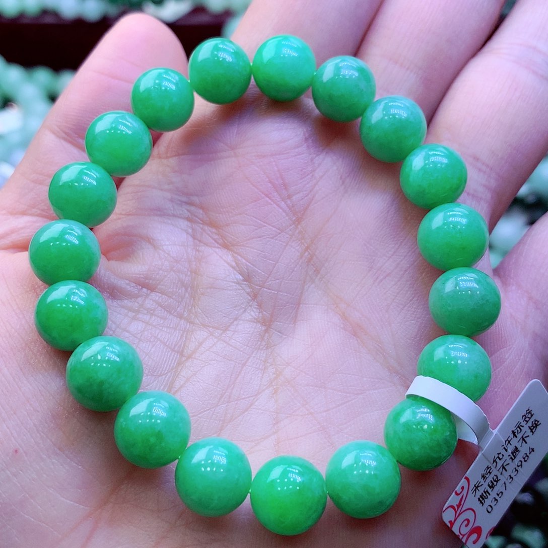 翡翠未镶嵌毛衣链