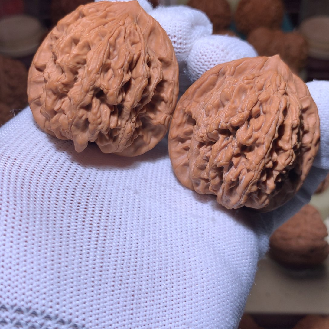 文玩核桃把件全品虎头