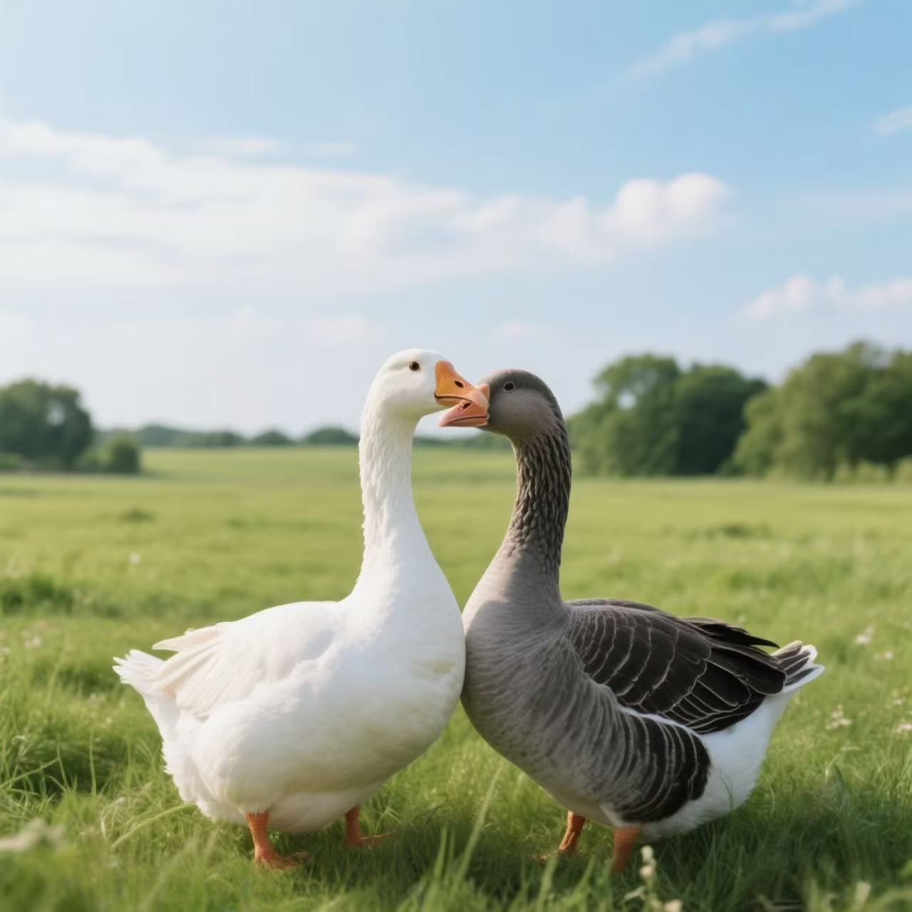 A【顺丰包邮】白/鹅  灰/鹅  出/壳/苗 宠物鸭   售后七天