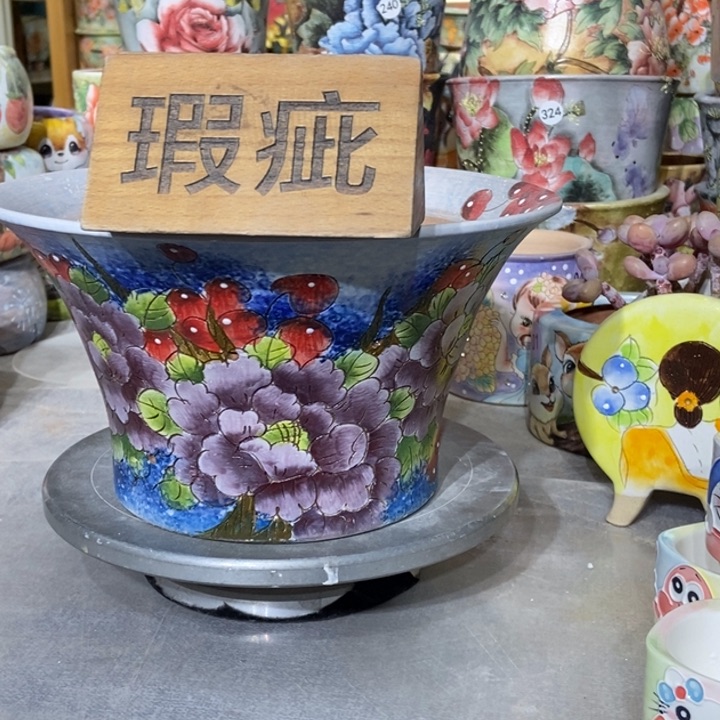 红陶景德镇艺术手绘作品