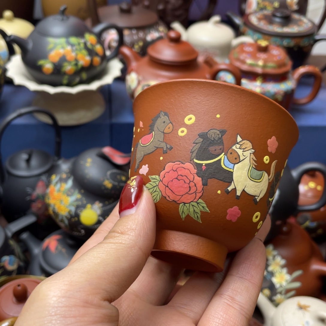 棋****茶杯紫砂紫砂主人杯120cc