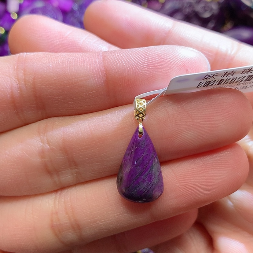 【闪购商品】苏纪石（舒俱来）吊坠18K金镶嵌