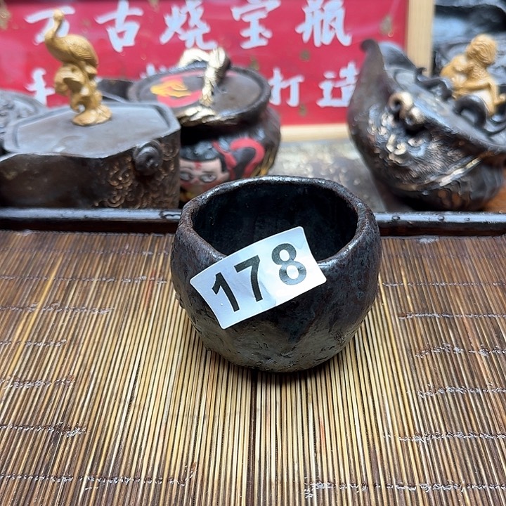 纯手工制作粗陶茶具