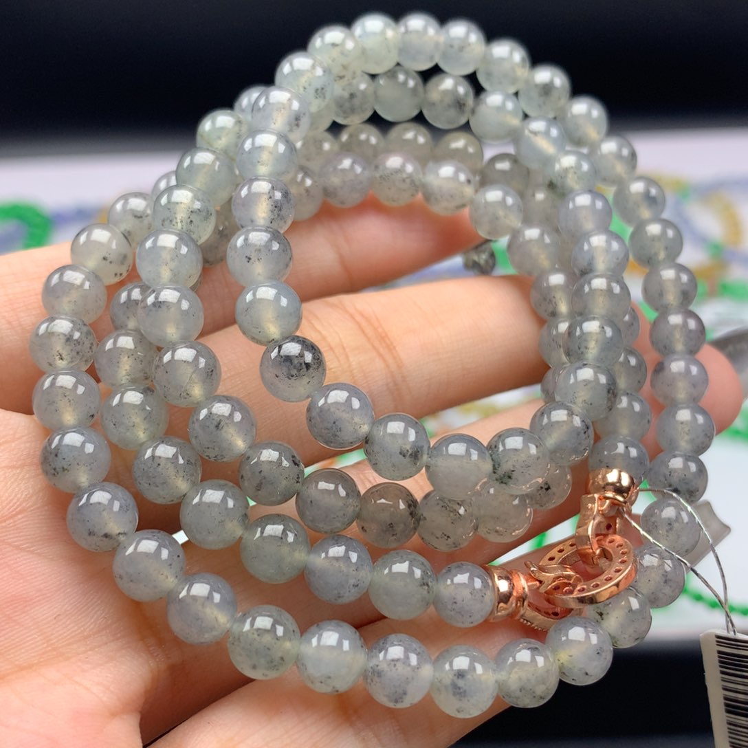 翡翠手链未镶嵌卡