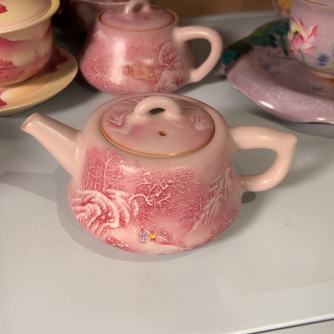 柴烧手工手绘陶瓷