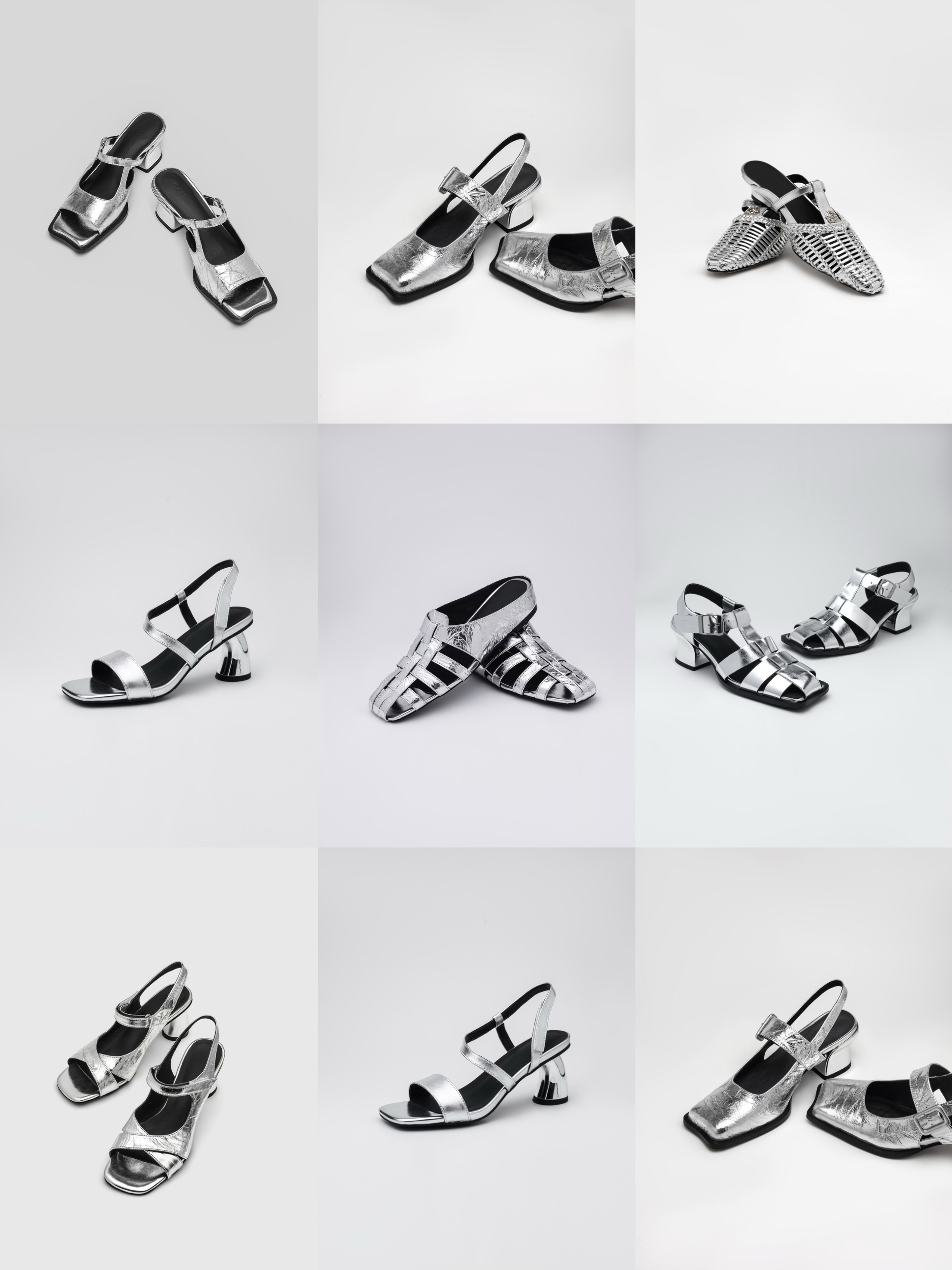 D【孤品】咨询编织方头街头风包头低帮罗马凉鞋百搭透气纯欲辣妹风