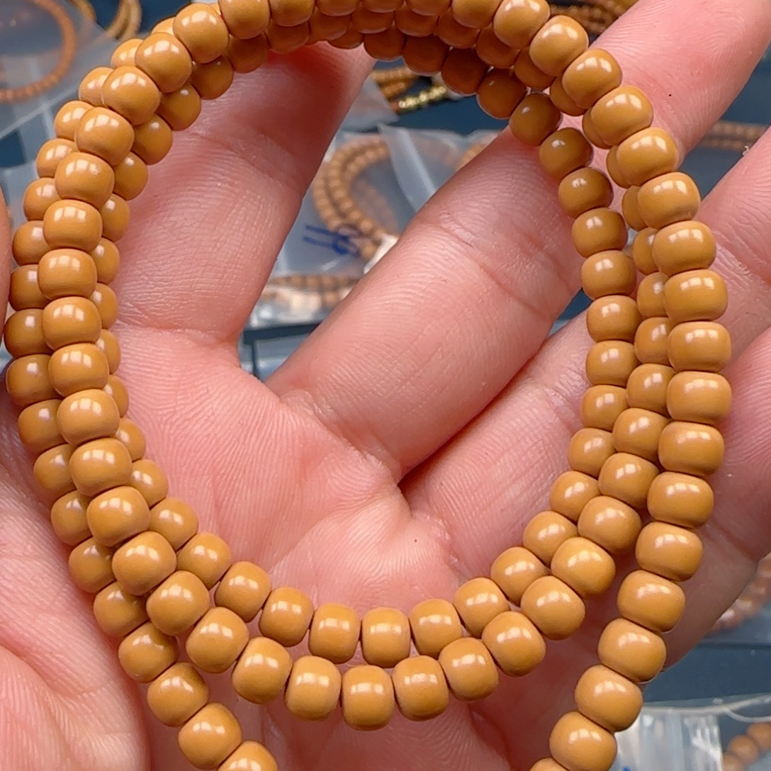 手串橄榄核老挝SS级核尖极限弧尺寸5.8