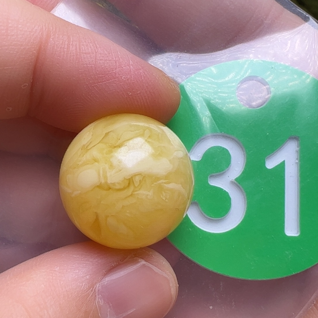 蜜蜡未镶嵌珠宝奇石18.3m m