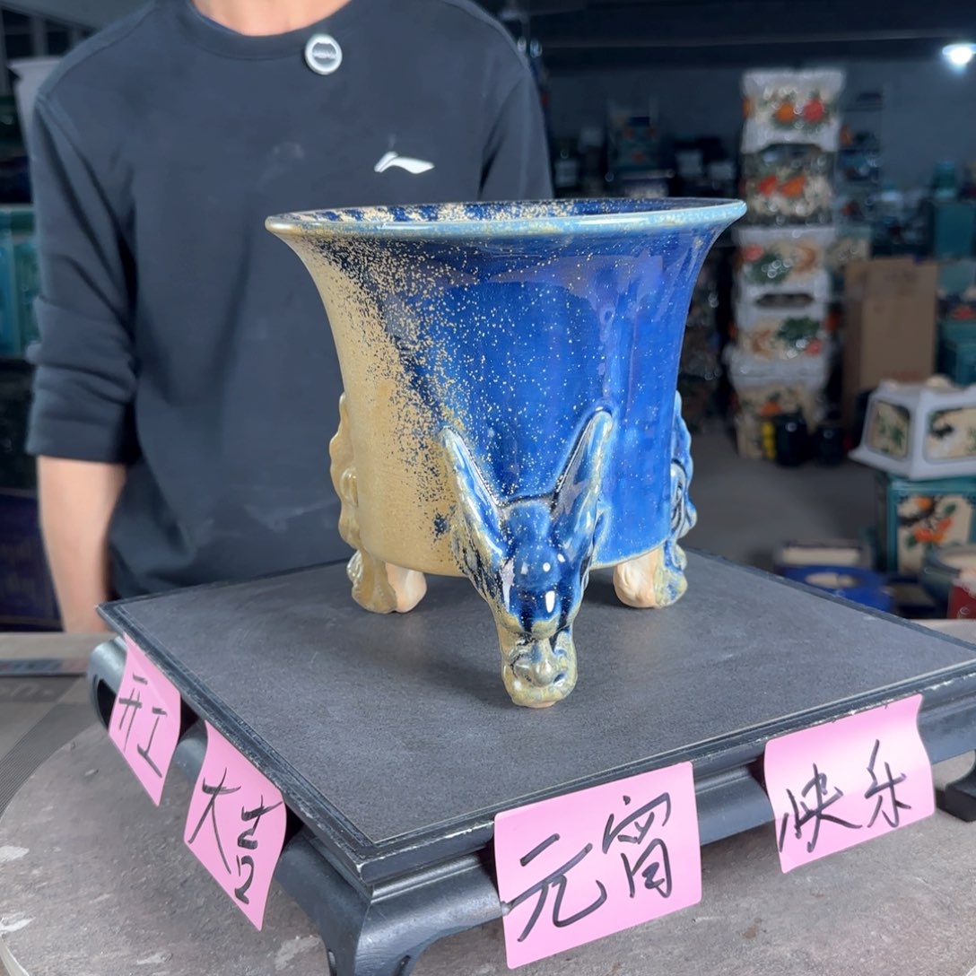 一风堂石湾花盆。041