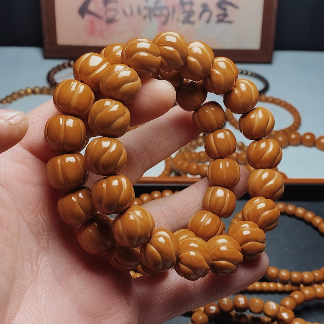 猴头核桃吊坠转转南瓜