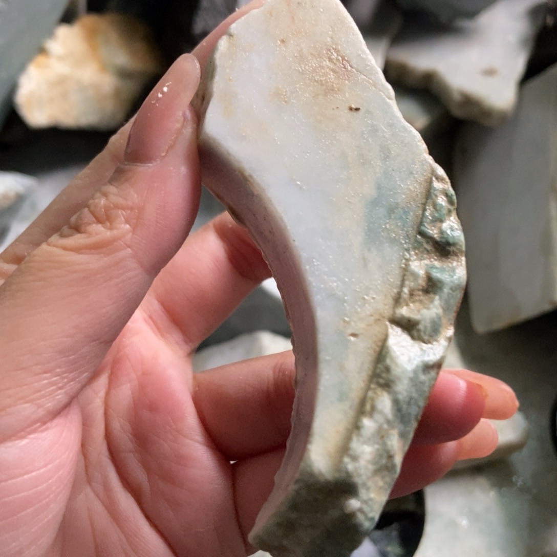 翡翠未镶嵌挂件天然翡翠